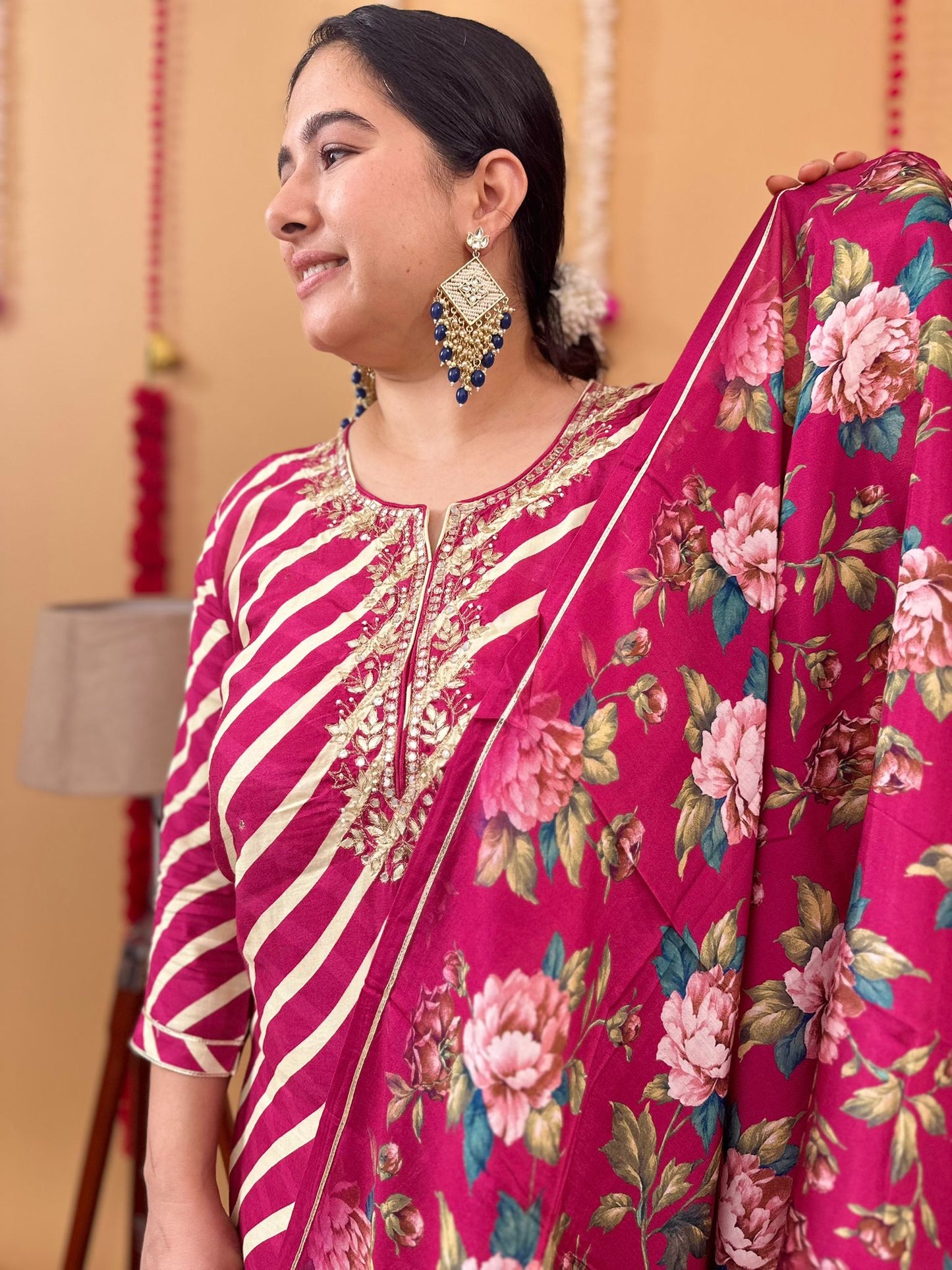 Zari Embroidered 3 Pieces suit set