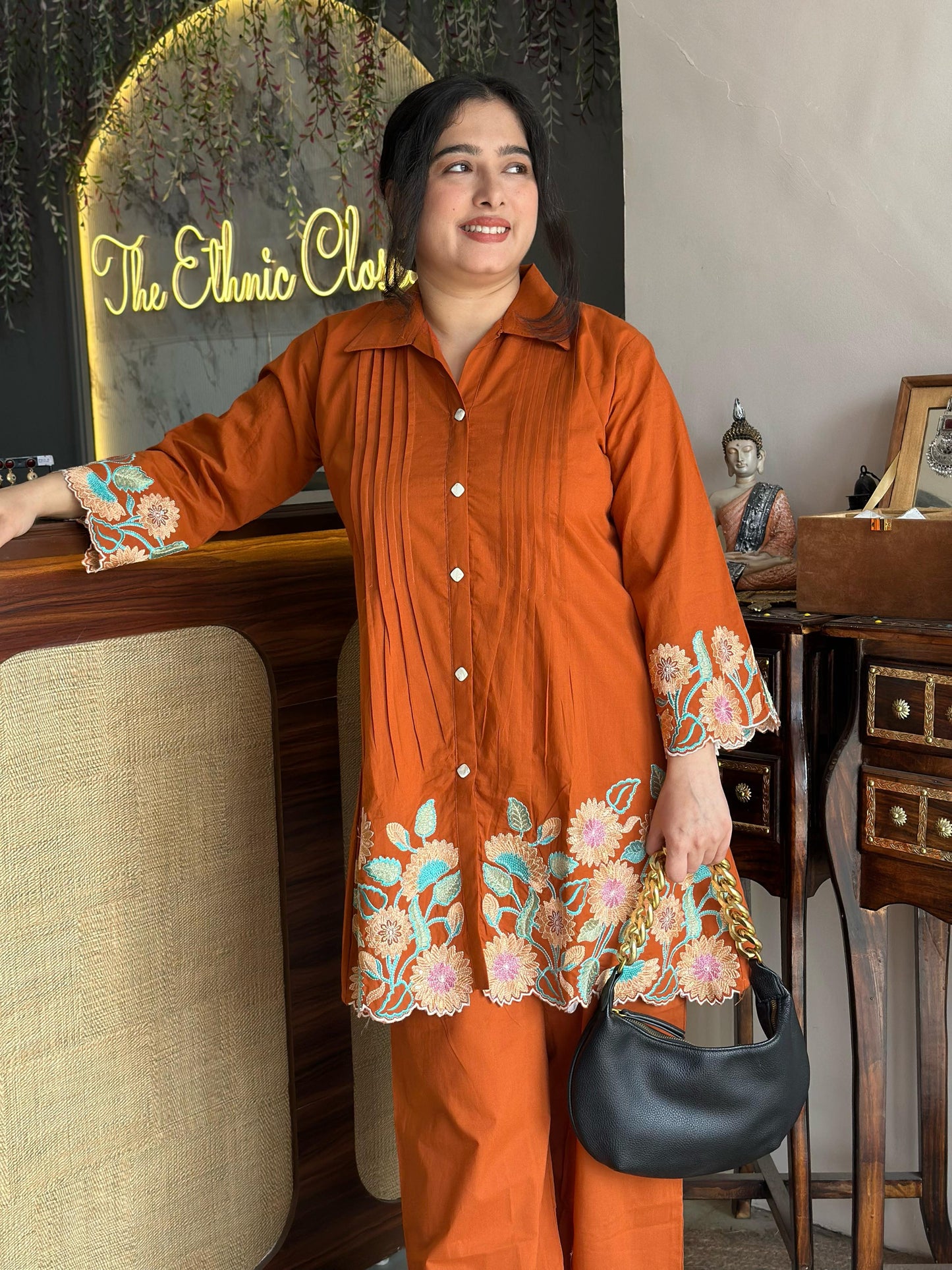 Sequin Embroided co-ord set