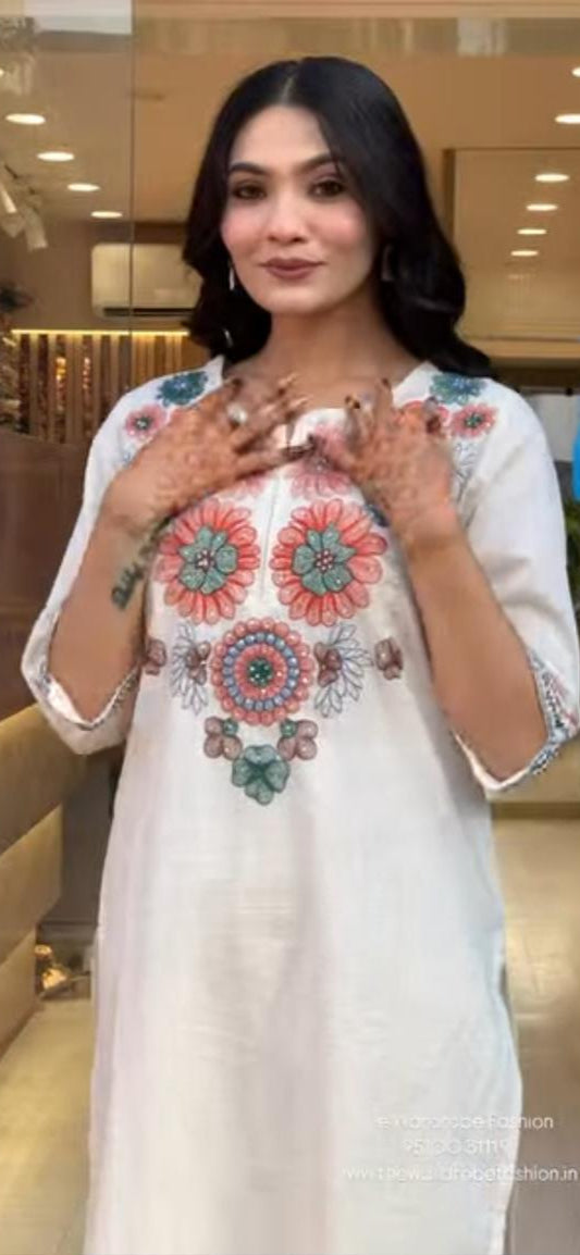 Beautiful Embroided two piece set