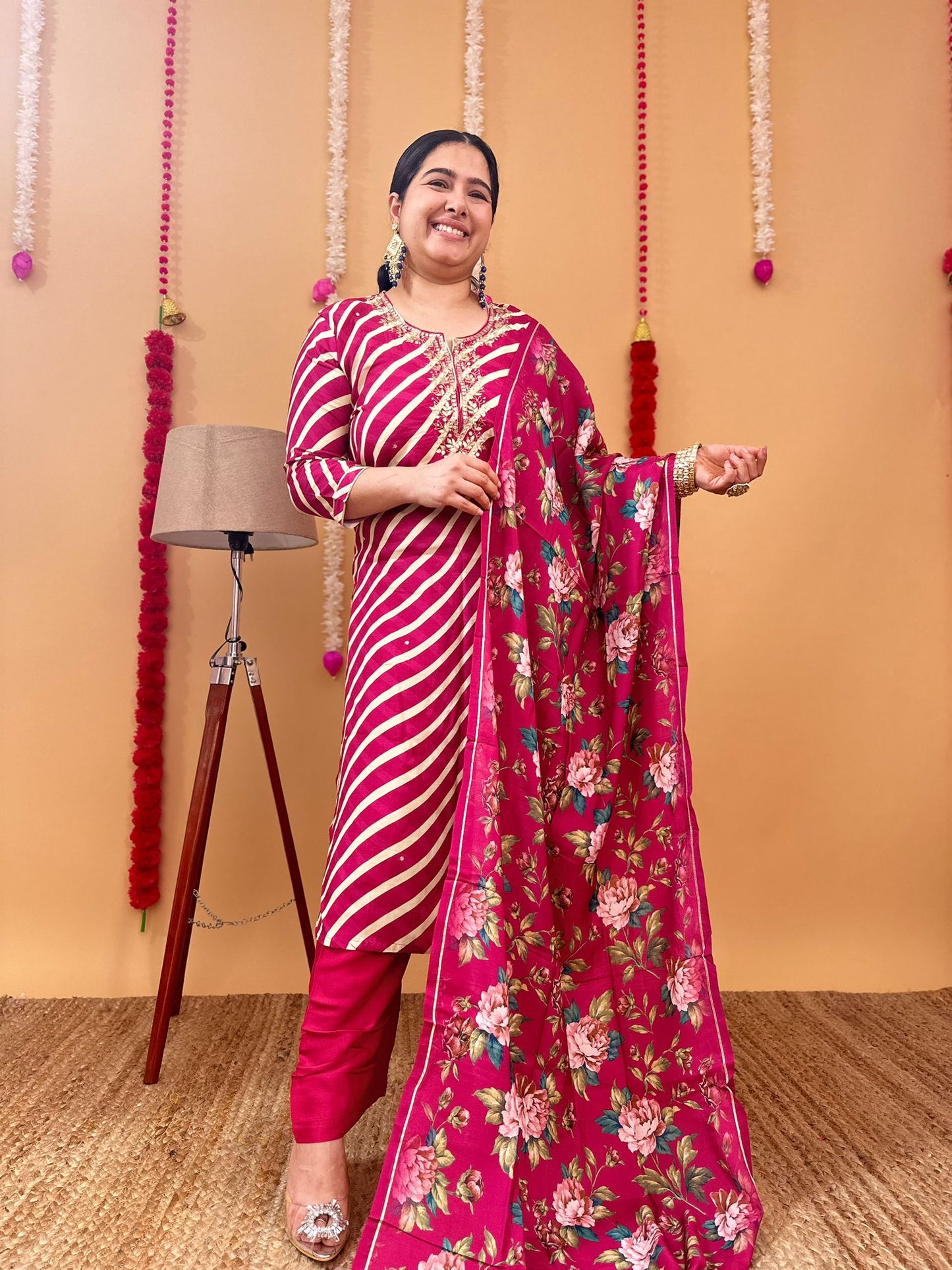 Zari Embroidered 3 Pieces suit set – The ethnic closet